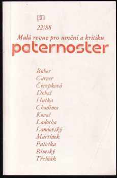 Paternoster  22/88 - malá revue pro umění a kritiku