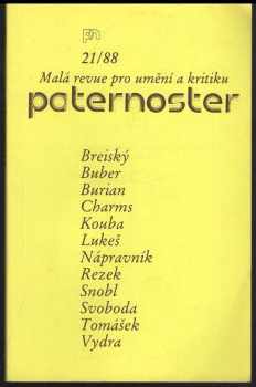 Paternoster - Malá revue pro umění a kritiku 21/88
