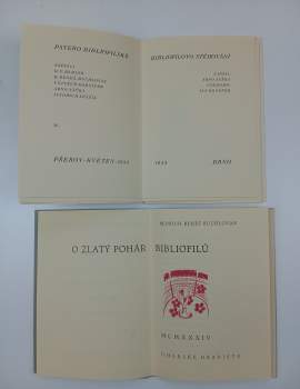 Vojtěch Martínek: Patero bibliofilské