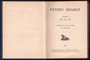 Josef Kajetán Tyl: Patero dramat
