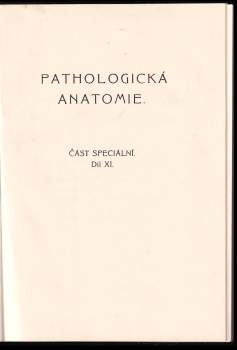 Václav Jedlička: Pathologická anatomie orgánů endokrinních