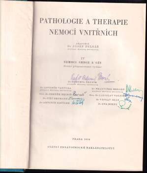 Josef Pelnář: Pathologie a therapie nemocí vnitřních