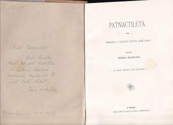 Božena Kvapilová: Patnáctiletá