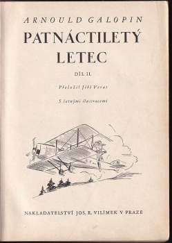 Arnould Galopin: Patnáctiletý letec
