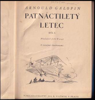 Arnould Galopin: Patnáctiletý letec