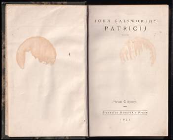 John Galsworthy: Patricij