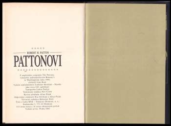 Robert H Patton: Pattonovi