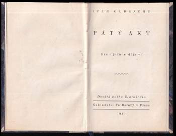 Ivan Olbracht: Pátý akt