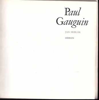Jan Sedlák: Paul Gauguin