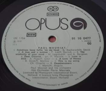 Paul Mauriat And His Orchestra: Paul Mauriat And His Orchestra
