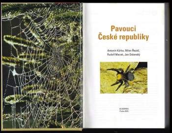 Antonín Kůrka: Pavouci České republiky