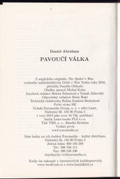 Daniel Abraham: Pavoučí válka