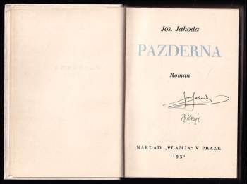 Josef Jahoda: Pazderna