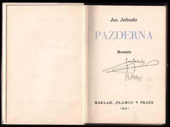 Josef Jahoda: Pazderna