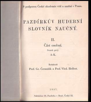 Pazdírkův hudební slovník naučný