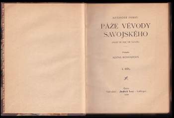 Alexandre Dumas: Páže vévody Savojského