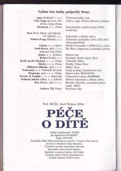 Josef Švejcar: Péče o dítě