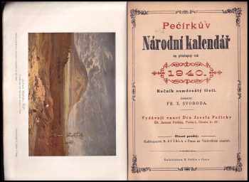 Josef Pečírka: Pečírkův Národní kalendář na obyčejný rok 1941