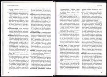 Jan Průcha: Pedagogický slovník