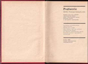 Vladimír Galanda: Pediatrie
