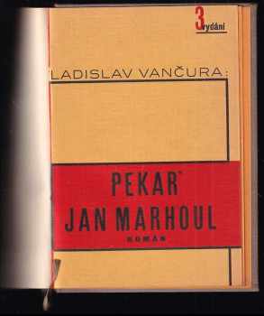 Vladislav Vančura: Pekař Jan Marhoul