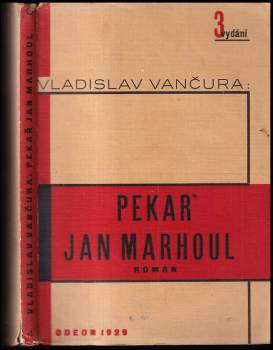 Vladislav Vančura: Pekař Jan Marhoul