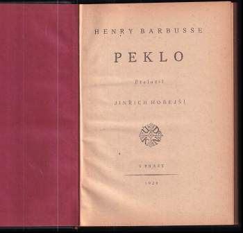 Henri Barbusse: Peklo