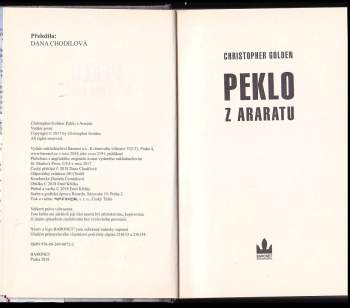 Christopher Golden: Peklo z Araratu