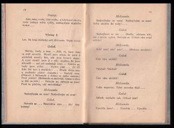 Maurice Maeterlinck: Pelléas a Melisanda