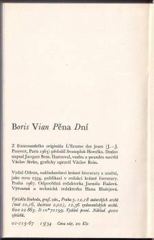 Boris Vian: Pěna dní