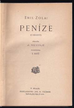 Émile Zola: Peníze
