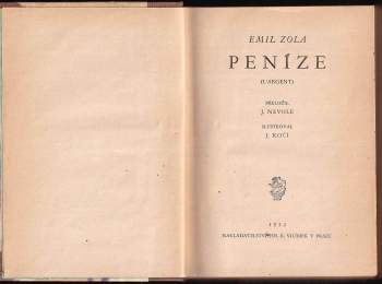 Émile Zola: Peníze