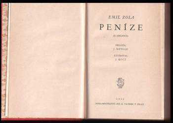 Émile Zola: Peníze