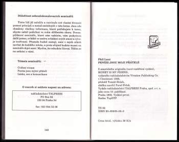 Phil Laut: Peníze jsou moji přátelé