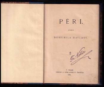 Bohumil Havlasa: Péri