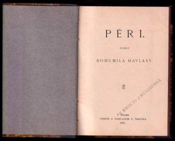 Bohumil Havlasa: Péri