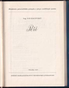 Jan Kacovský: Peří