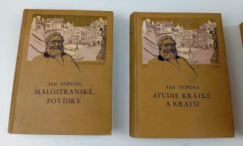 Jan Neruda: Perly z díla Jana Nerudy, I. - X.  : Malostranské povídky + Studie krátké a kratší + Týdenní táčky + Drobné klepy + Žerty hravé i dravé + Výbor básní Jana Nerudy + Povídky a studie + Arabesky + Doma a v cizině + Ve službách českého divadla