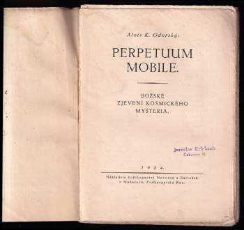 Alois Květoslav Oderský: Perpetuum mobile