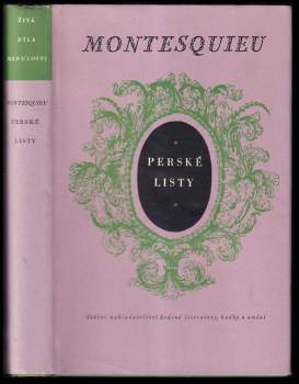 Charles-Louis de Secondat Montesquieu: Perské listy