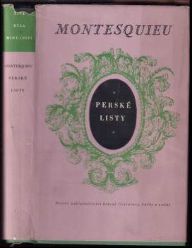 Charles-Louis de Secondat Montesquieu: Perské listy