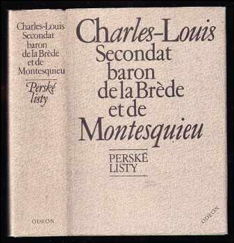Perské listy - Charles-Louis de Secondat Montesquieu (1989, Odeon) - ID: 512678