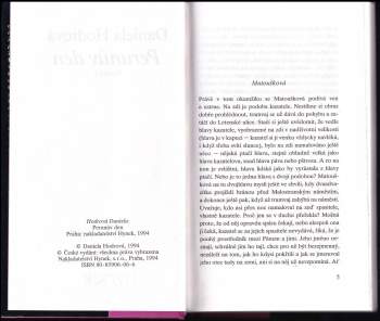 Daniela Hodrová: Perunův den