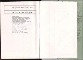 Jozef Hrušovský: Pes a jeho výcvik