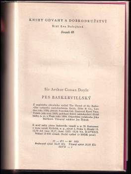 Arthur Conan Doyle: Pes baskervillský