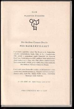 Arthur Conan Doyle: Pes baskervillský