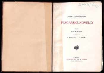 Gabriele <<d'>>Annunzio: Pescarské novelly