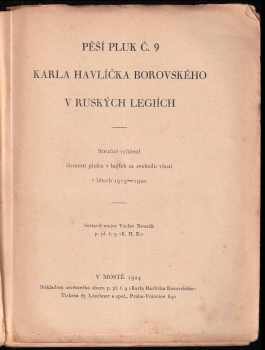 Pěší pluk č. 9. Karla Havlíčka Borovského v ruských legiích