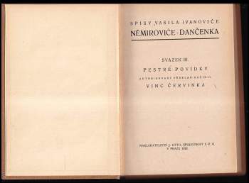 Vasilij Ivanovič Nemirovič-Dančenko: Pestré povídky