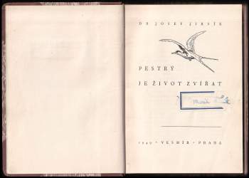 Josef Jirsík: Pestrý je život zvířat